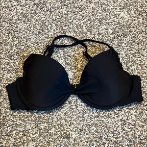 Xhilaration Elegant Black Swim Top